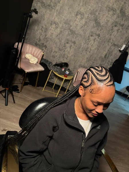Multi Swirl Long Braids