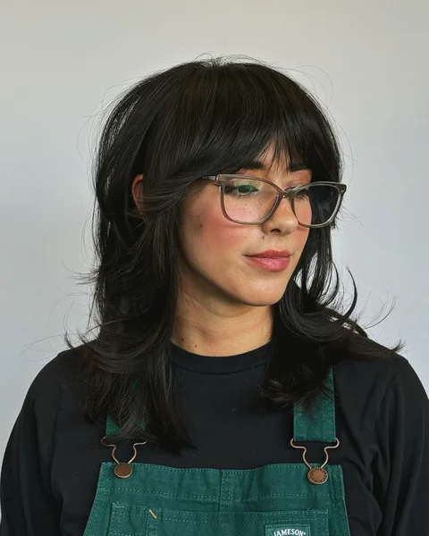 Medium Octopus Cut with Rounded Bangs