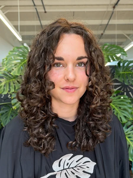 Wavy Lob with Full Fringe