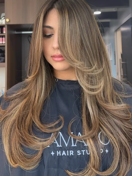 Long Layers Haircut with Face-Framing