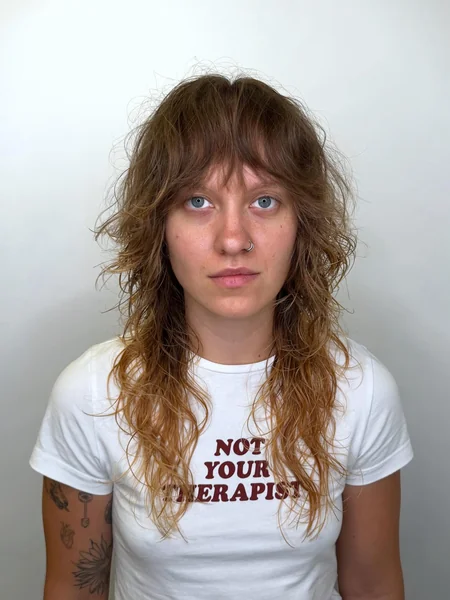 Curly Octopus Shag with Wispy Bangs
