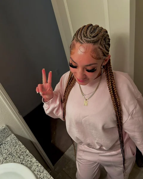 Honey Brown Swirl Braids