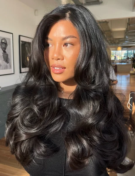 Cute Platinum Blow Dry