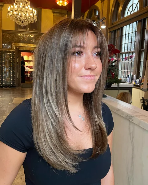 Curtain Bangs With Wispy Bangs