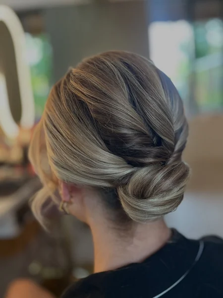 Classic Low Twisted Bun
