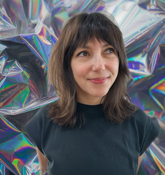 Shoulder-Length Cut with Full Bangs