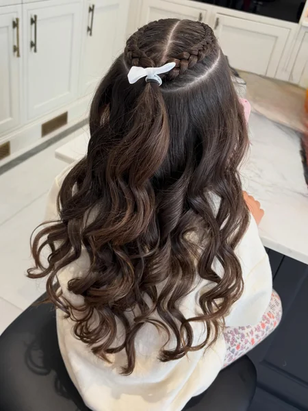 Braided Pigtail with Bow