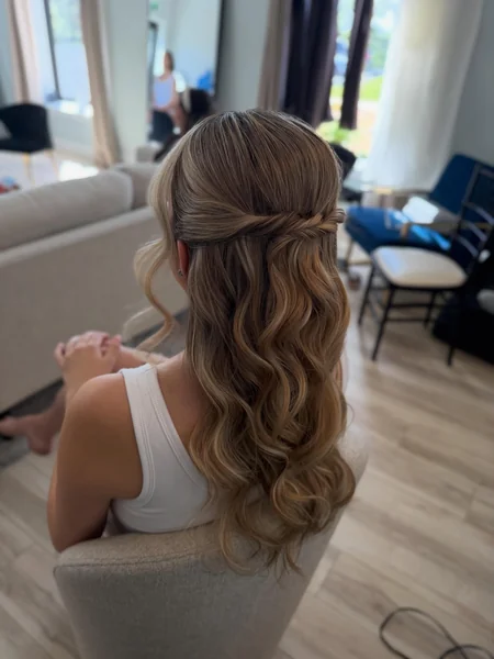 Casual Half-Up Twist Hairstyle