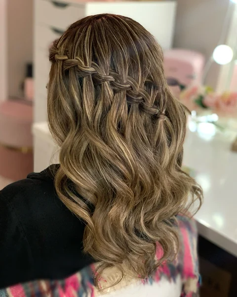 Classic Waterfall Braid