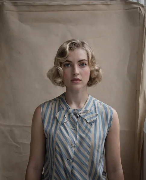 1940s Short Finger Wave Bob