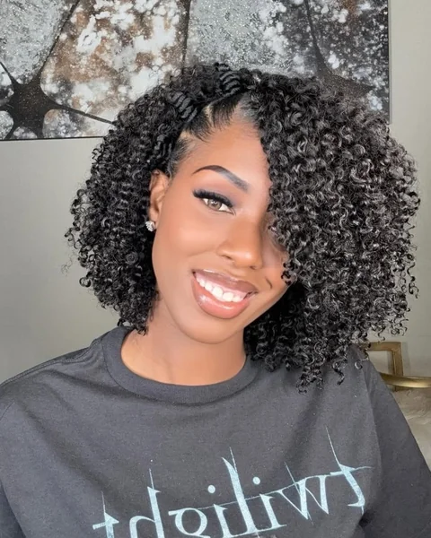 Natural Crochet Hairstyle for Long Hair