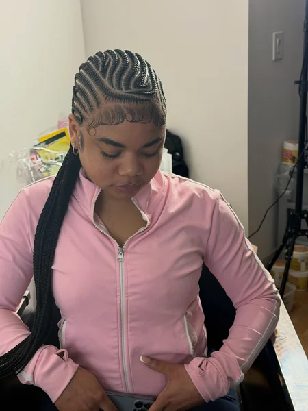 Wavy Swirl Long Braids