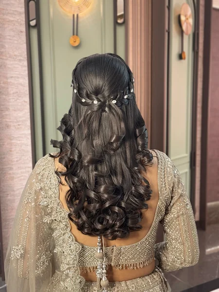 Two Side Braids with Gems