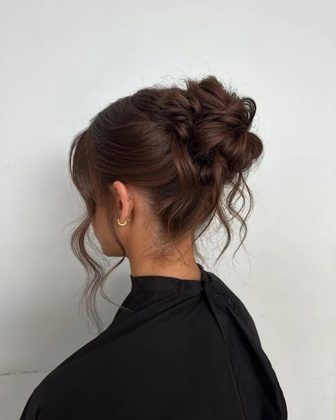 Low Textured Bun for Reception