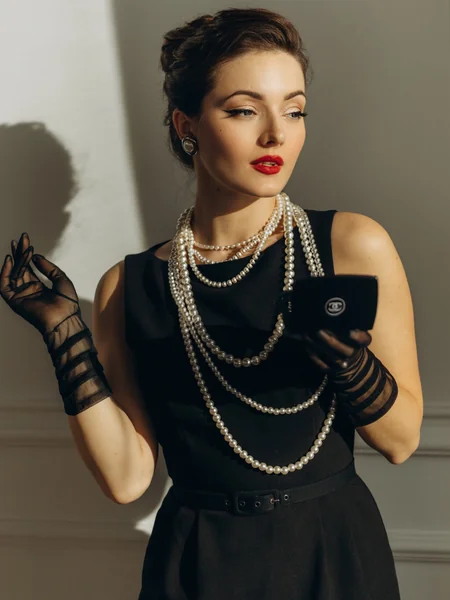 Elegant Pearl Updo Hairstyle