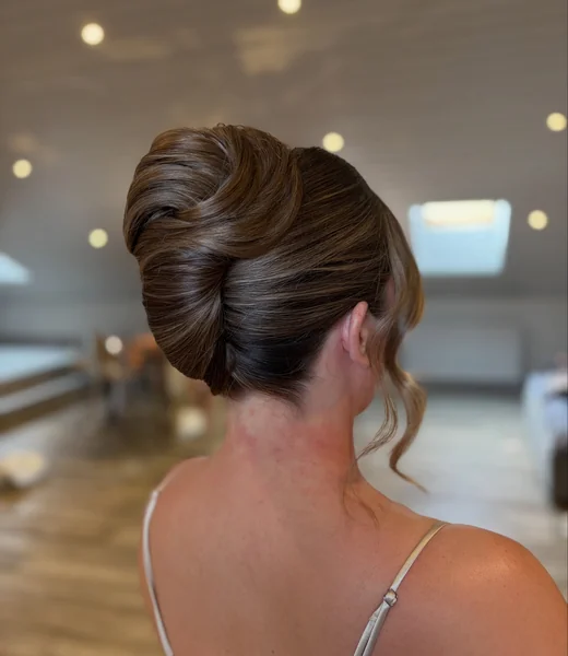 French Twist Updo for Reception