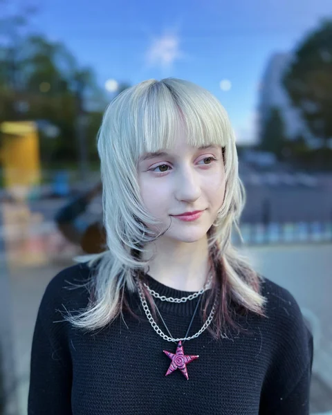 Classic Medium Octopus Cut with Full Bangs