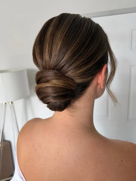Sleek Low Chignon Hairstyle