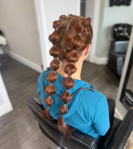 Bubble Ponytail for Running