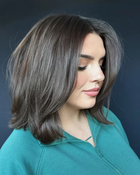 Voluminous Flicked Bob