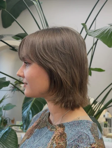 Short Shag Bob with Bangs