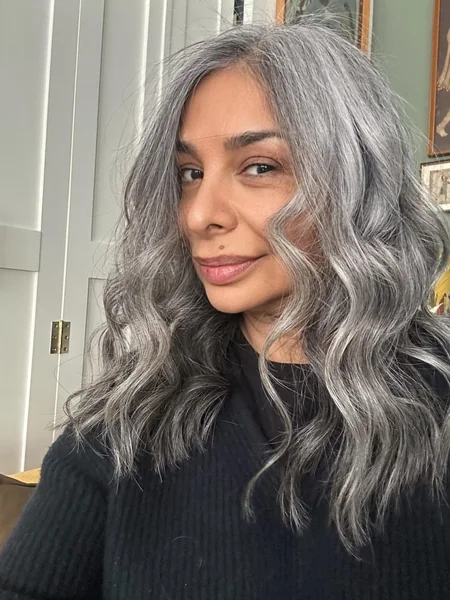 Gray Beachy Waves