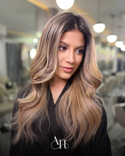 Long Caramel Waves