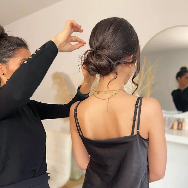 Loose Low Chignon