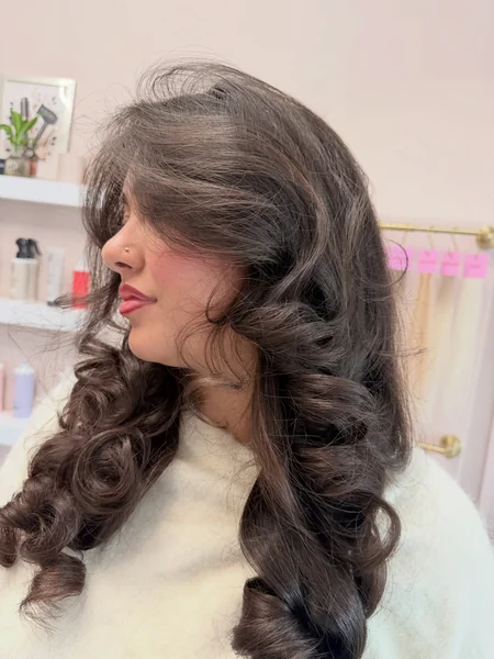 Bombshell Roller-Set Curls