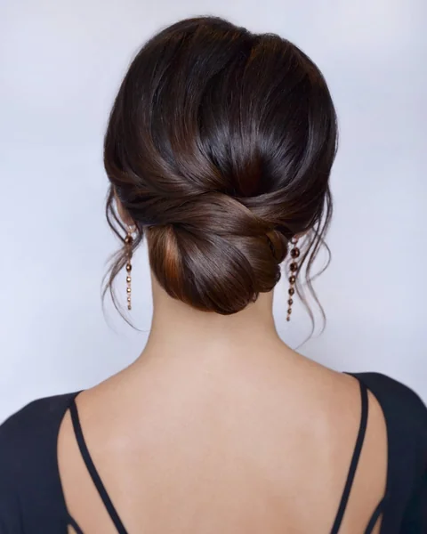 Low Chignon for Black Tie Events