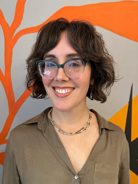 French Girl Curly Bob with Bangs