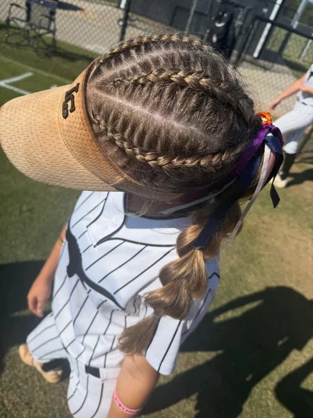 Simple Braid into Ponytail