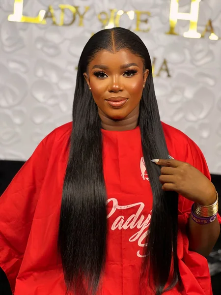 Sleek Middle Part Install