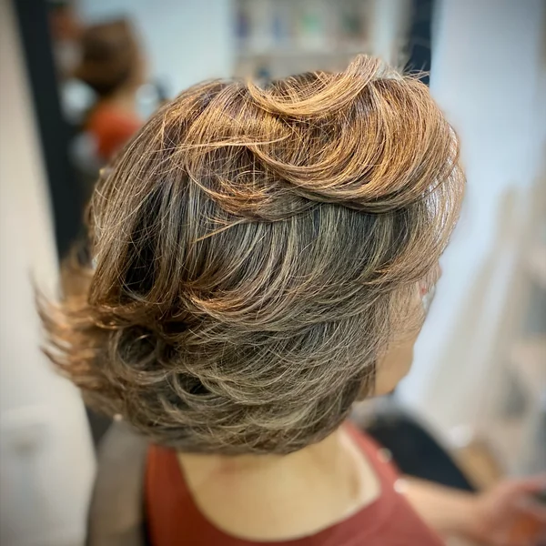 Voluminous Blow-Dried Bob