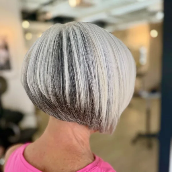 Silver Inverted Bob