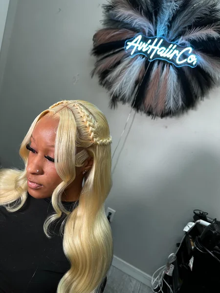 613 Blonde With Braids