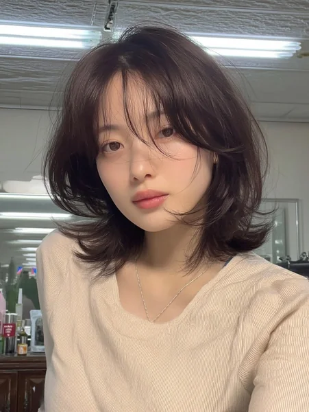 Korean Style Layered Shag