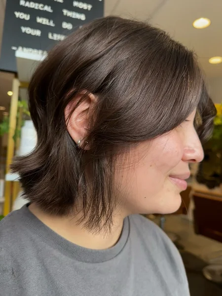 Short Wolf Cut Layers