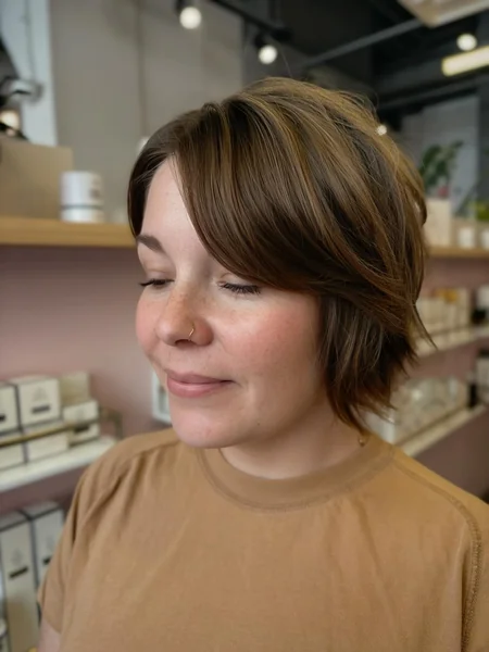 Cropped Pixie with Micro Fringe