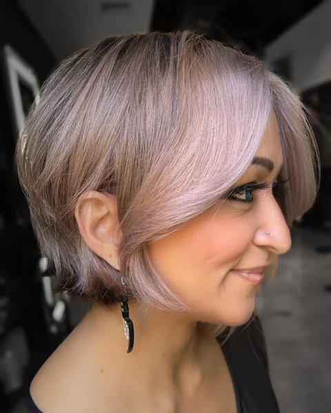 Lavender Face-Framing Bixie