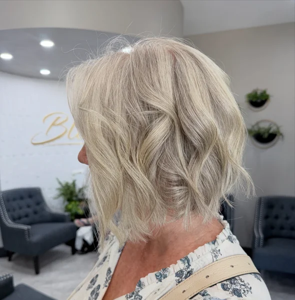 Tousled Wavy Bob