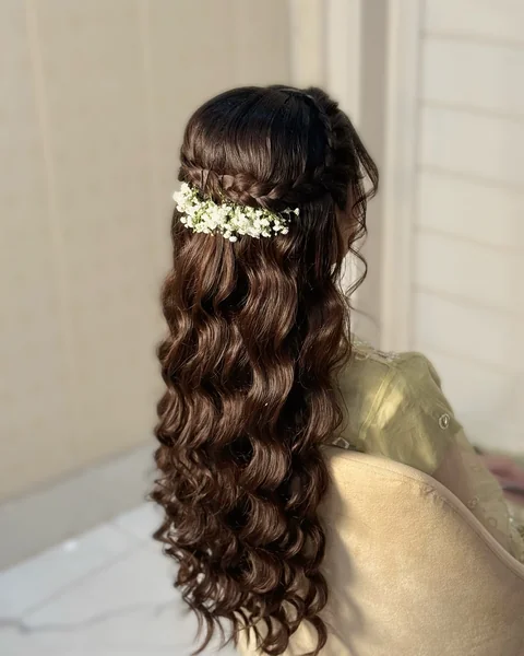 Braided Crown with Crimped Waves