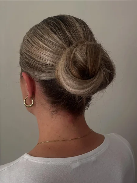 Soft Twisted Bun with Natural Texture