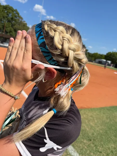 Dutch Braid Pigtails for Sports