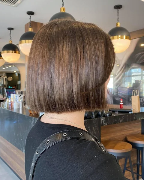 Easy Blunt Brown Bob