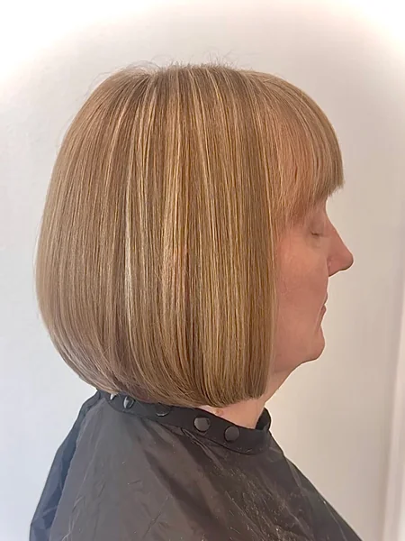 Classic Bob with Blunt Fringe