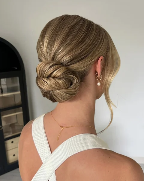 Twisted Low Chignon