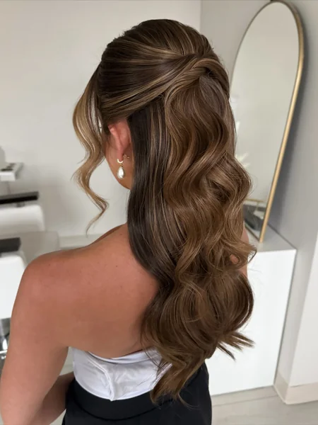 Strapless-Friendly Half-Up