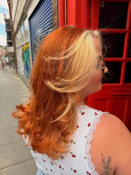 Copper Layers with Blonde Money Piece