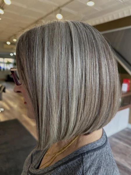 Highlighted A-Line Bob